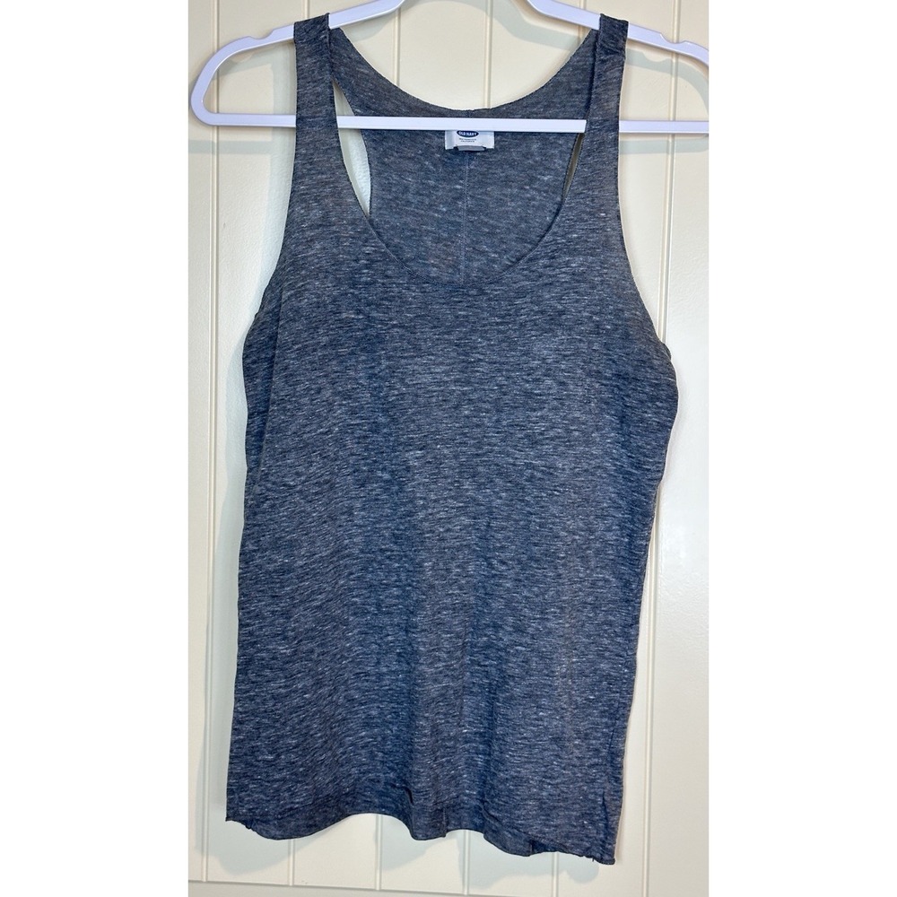 Women's Athletic Tank Top Gray Racerback, Size Small Old‎ Navy workout casual